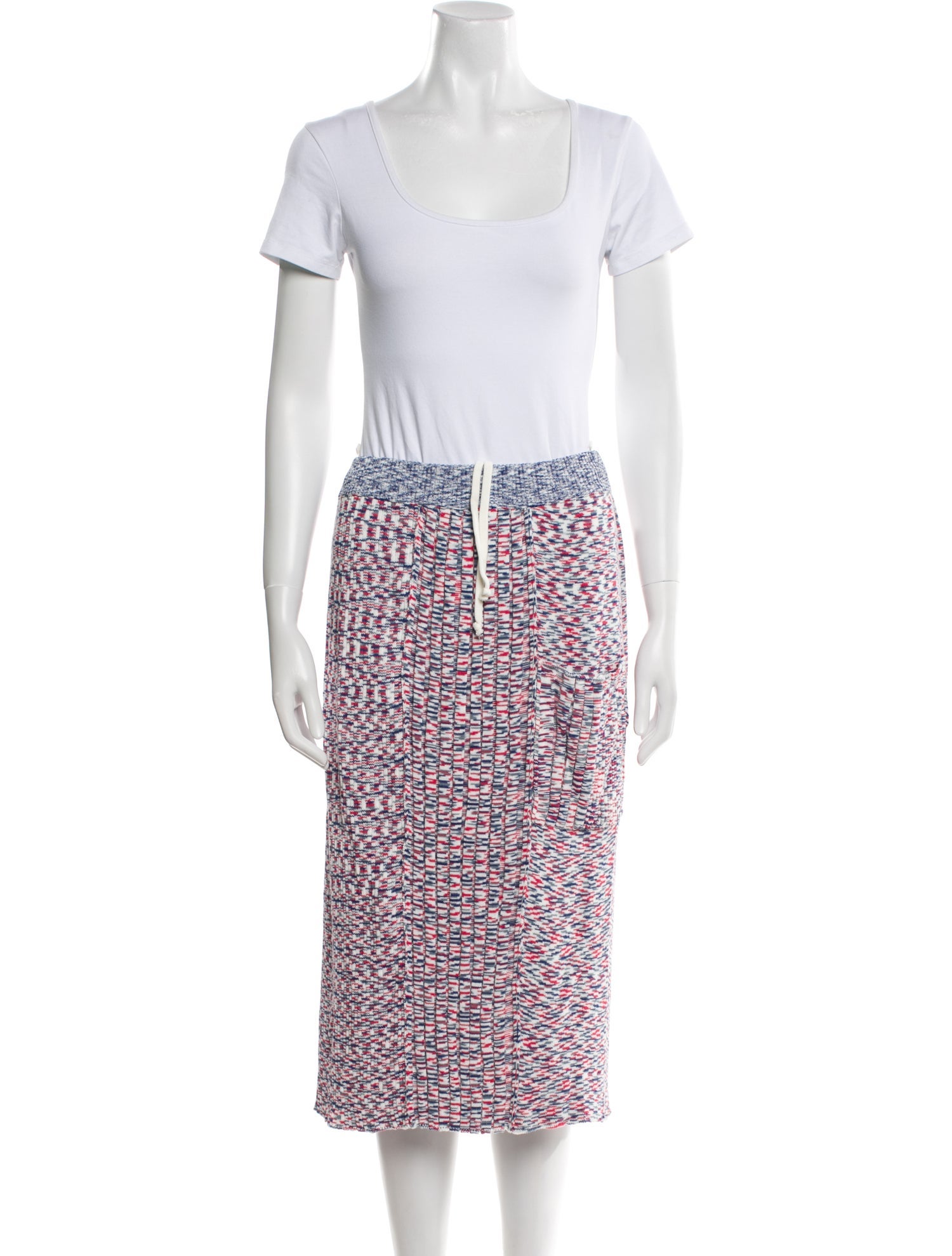 Celine Tweed Pattern Skirt Set